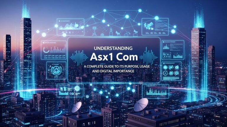 Understanding Asx1 Com: A Complete Guide to Its Purpose, Usage and Digital Importance