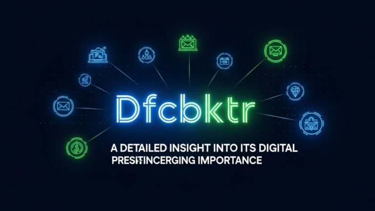 Dfcbktr: A Detailed Insight into Its Digital Presence and Emerging Importance